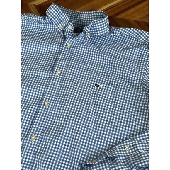 Vineyard Vines Other - Vineyard Vines Shirt Men’s Size XL Classic Fit Tucker Shirt Blue Plaid Checked